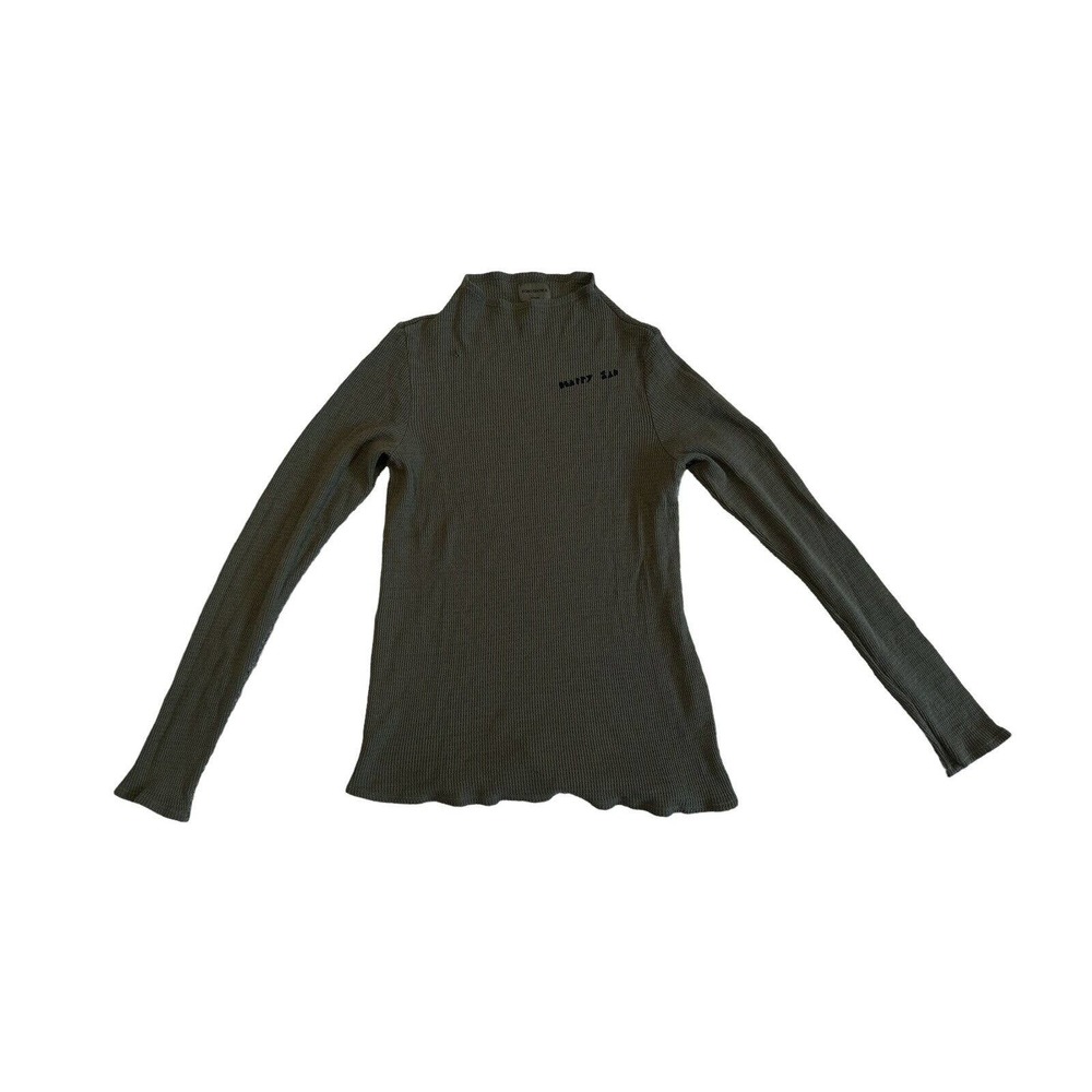 Women L 3 175cm Bobo Choses Long Slv Ribbed Green Happy Sad Organic Cotton Shirt